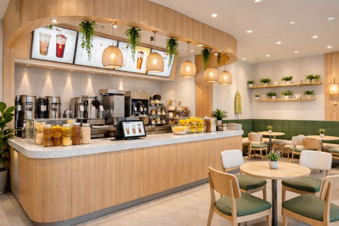 飲料店面裝潢必看：吧台高度、設備配置與操作動線設計